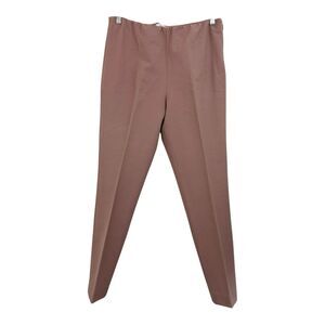 The Reset R Label Pants Womens Sz Medium Ankle Side Zip Beige Elastic Waist